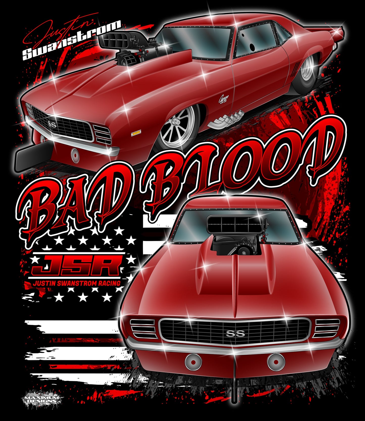 Bad Blood 1969 Camaro HOODIE
