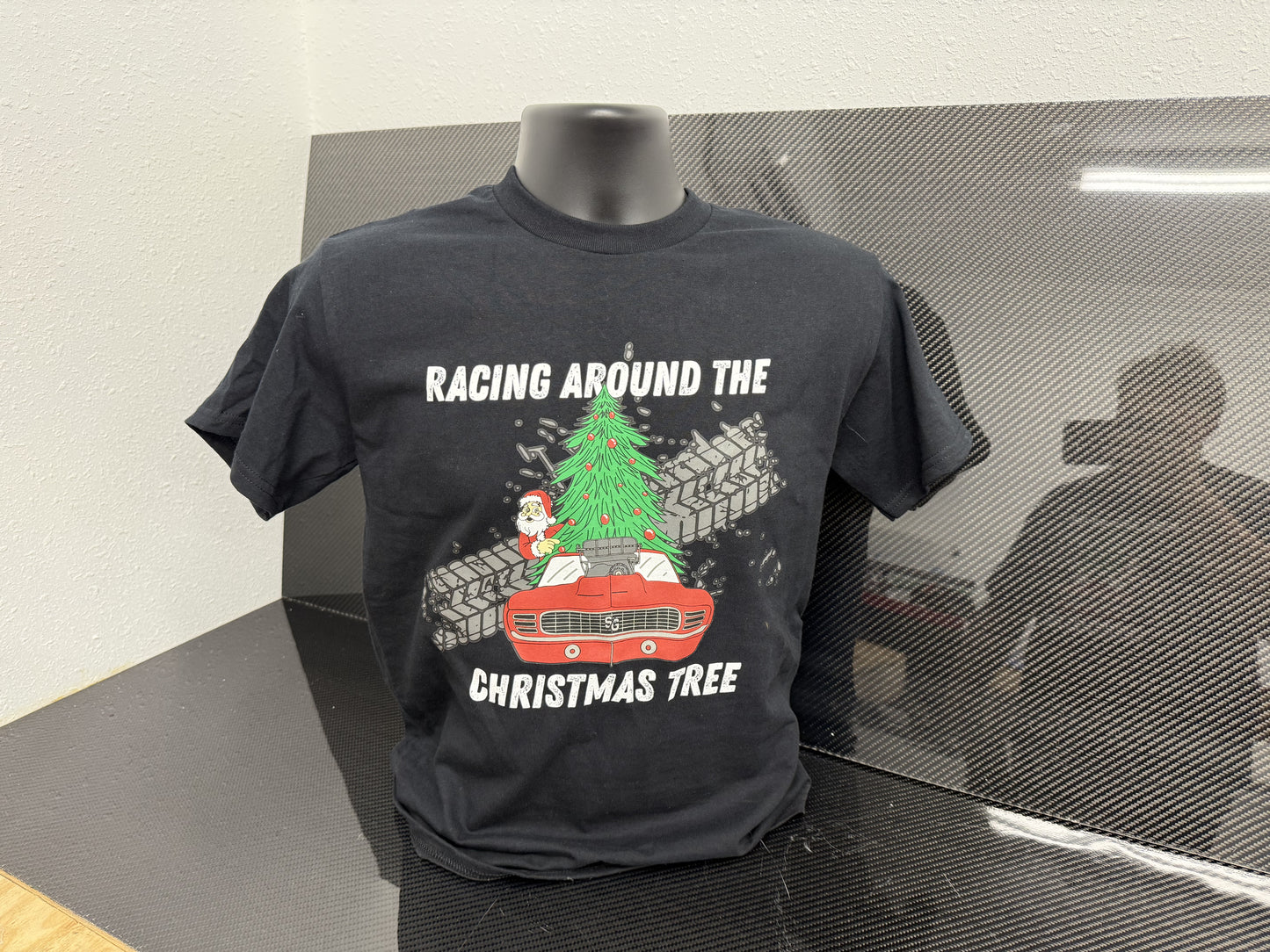 Racing Around The Christmas Tree T Shirt