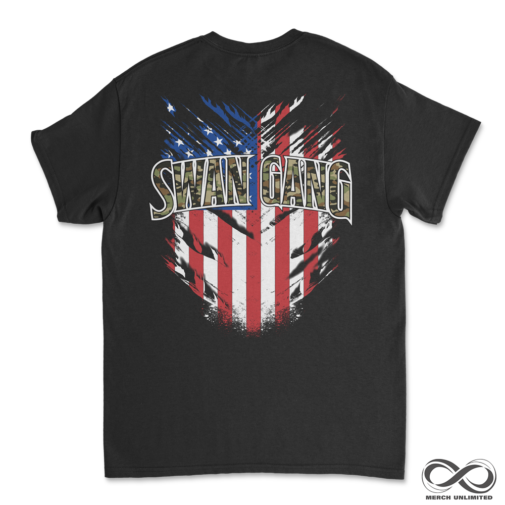 Merica Swan Gang Shirt