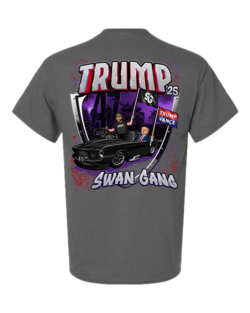 Limited Edition SwanGang 25' TRUMP Tshirt Charcoal Grey